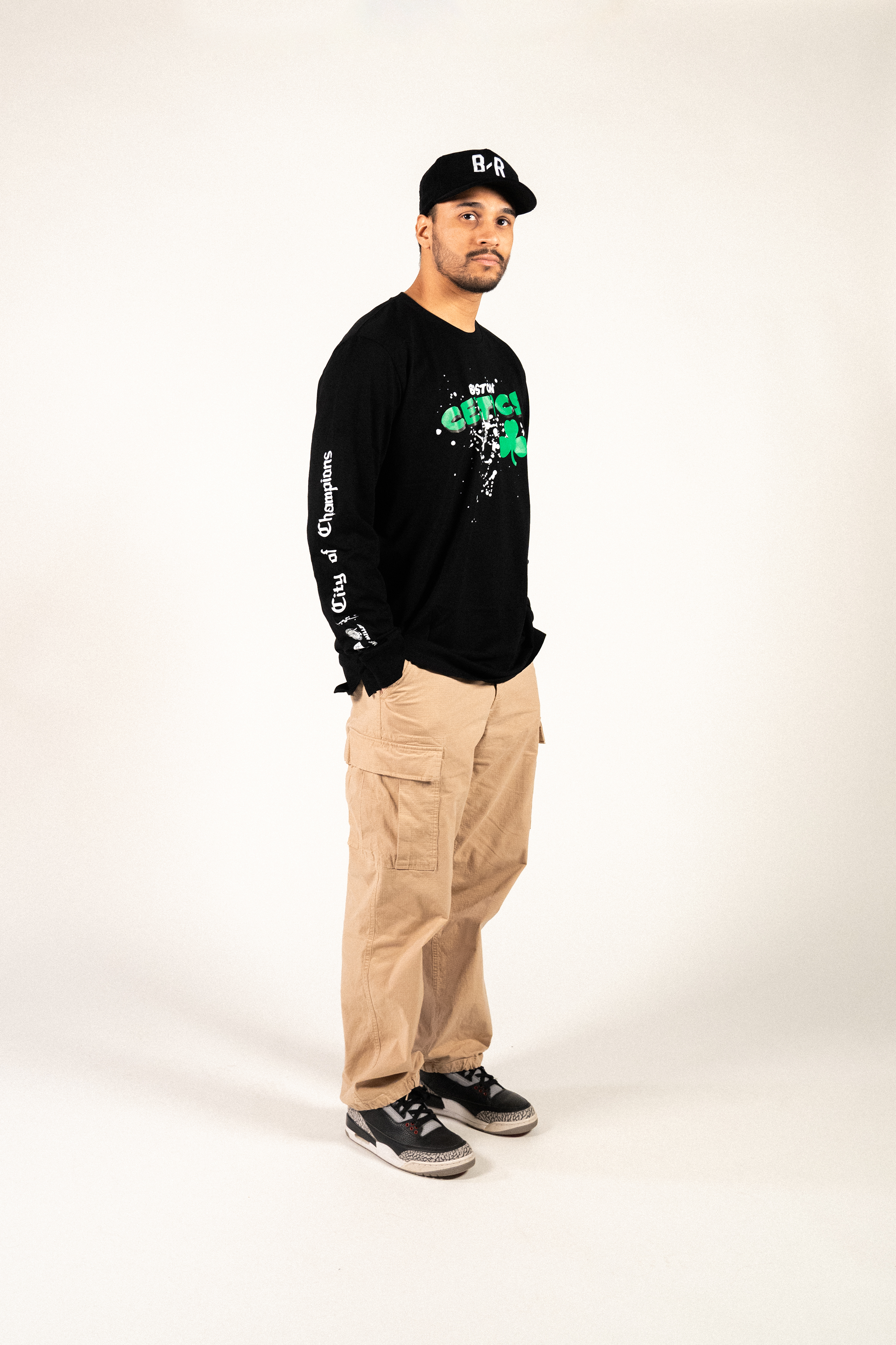 Frank Miller Celtics Wordmark Long Sleeve T-Shirt
