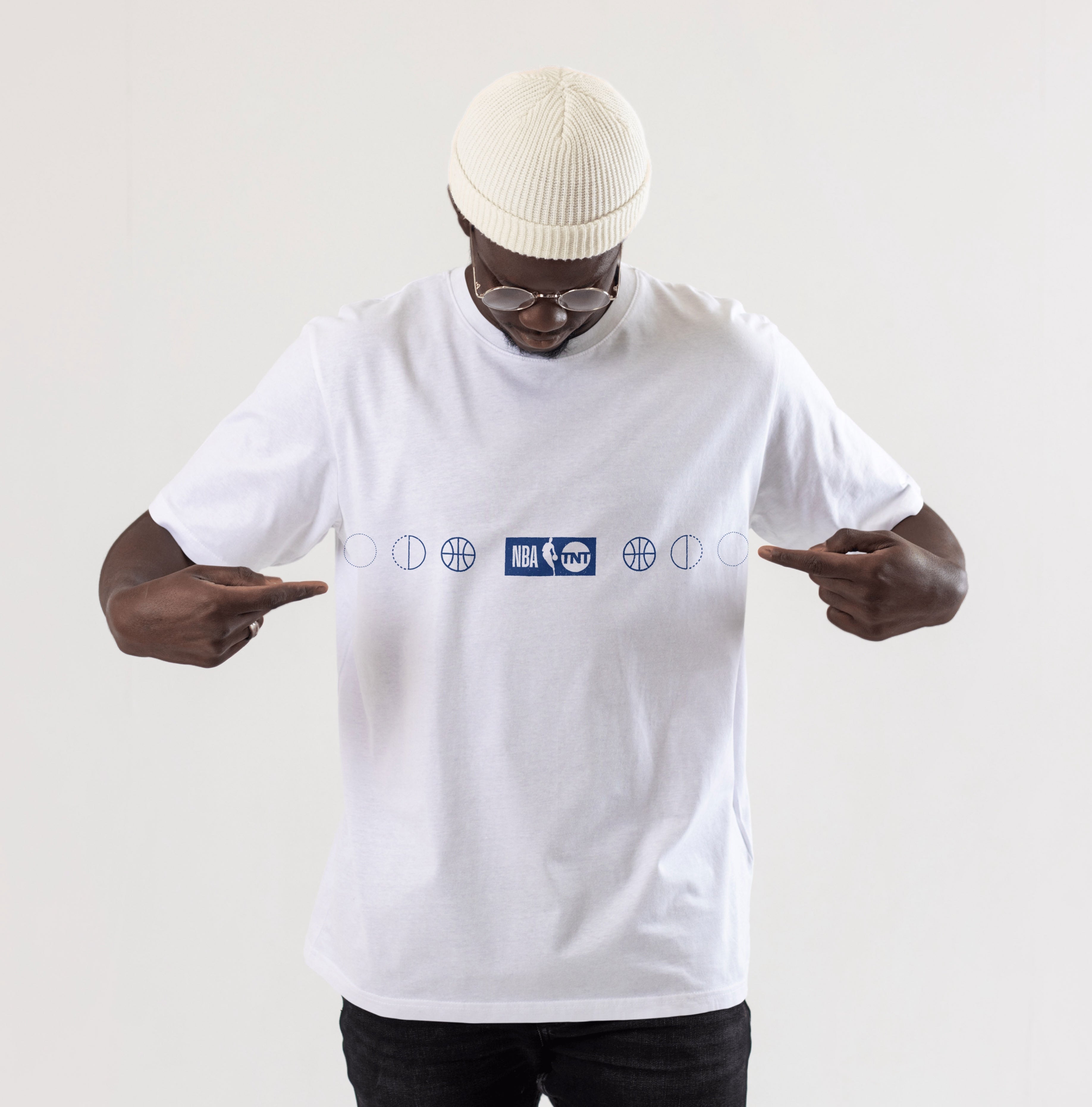 NBA on TNT Classic White T-shirt
