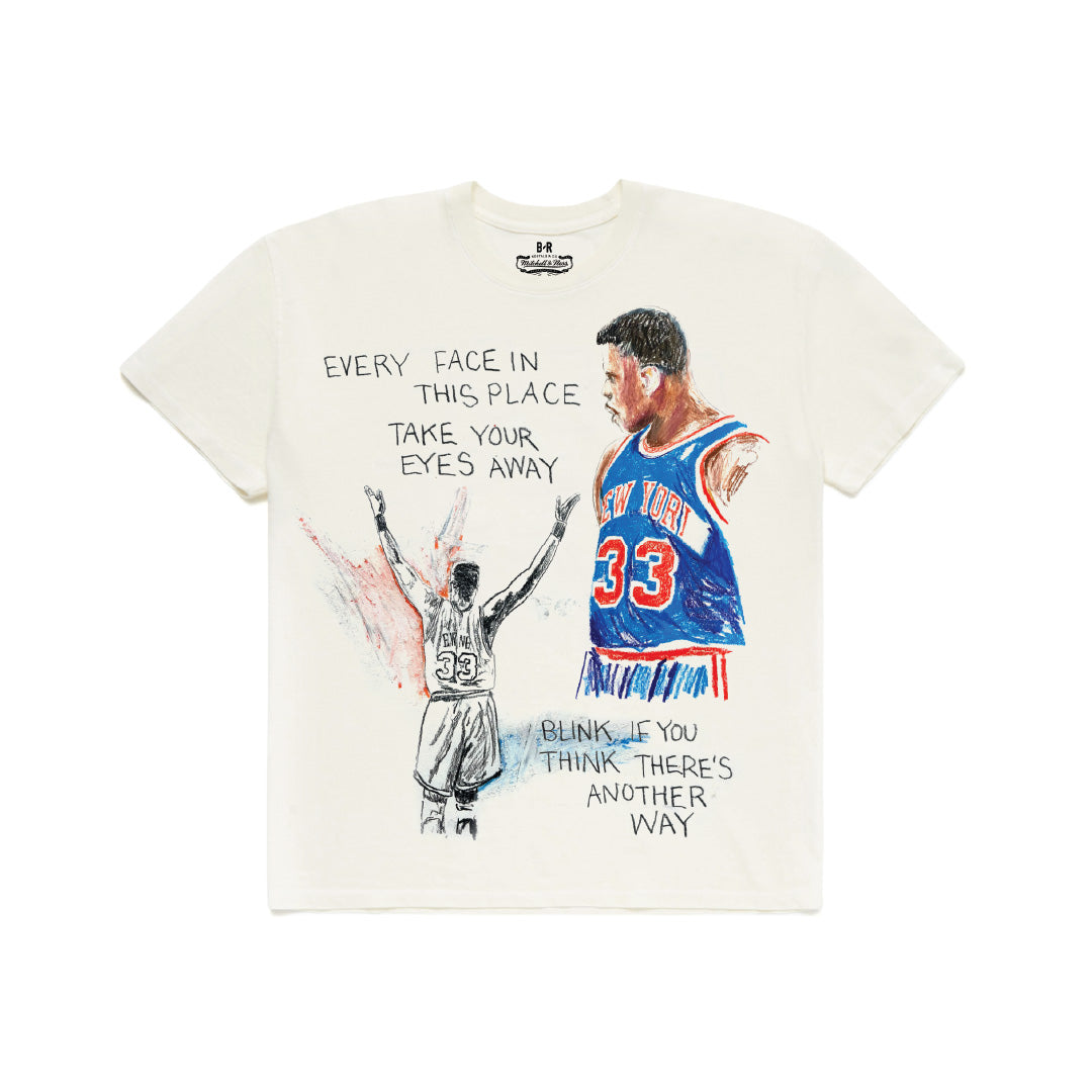 Patrick Ewing Charcoal Drawing T-Shirt