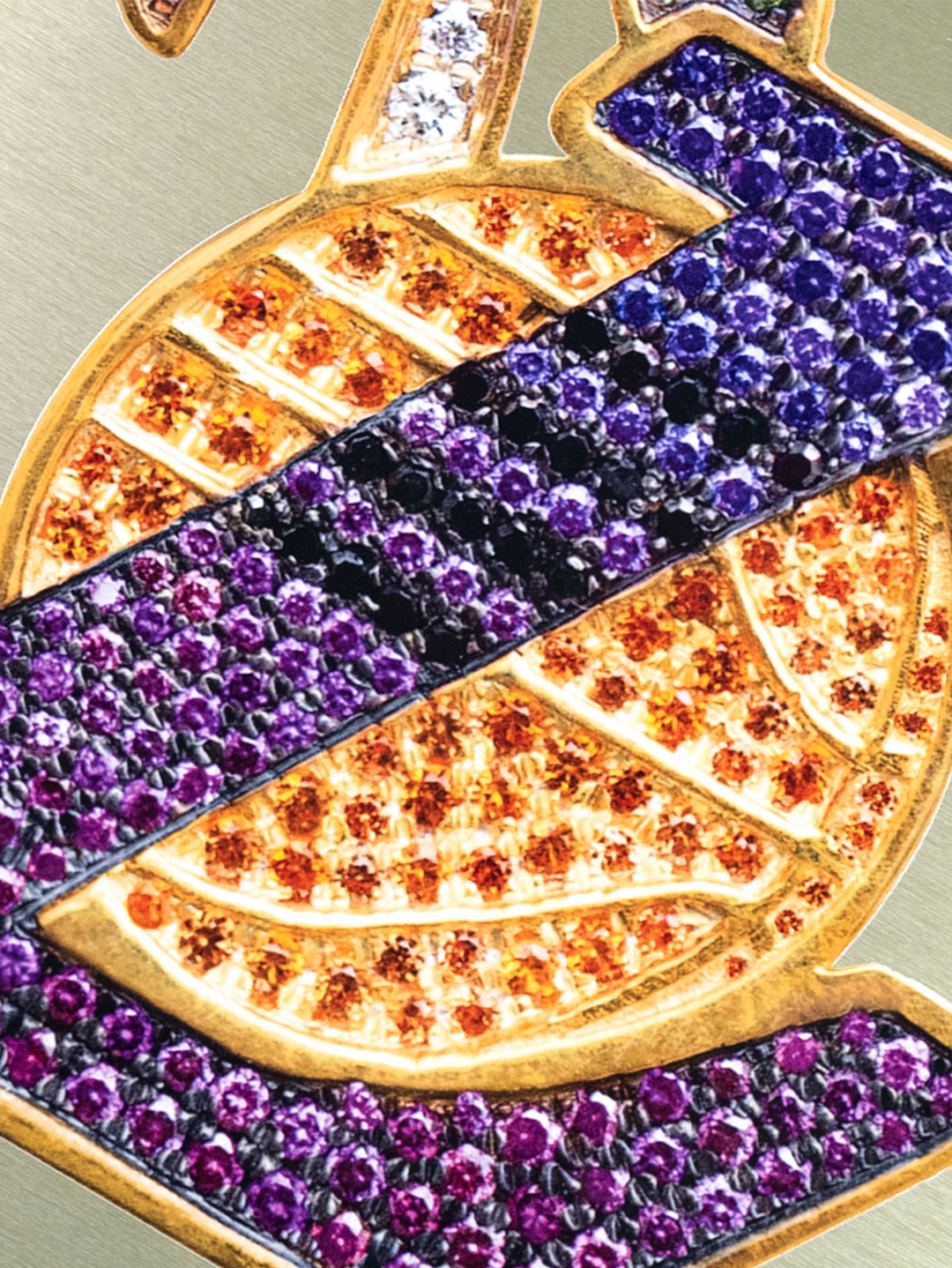 Greg Yuna Lakers Diamond Print