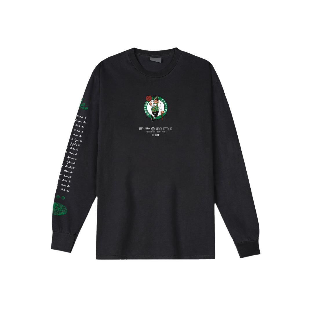 Celtics World Tour Black Long Sleeve