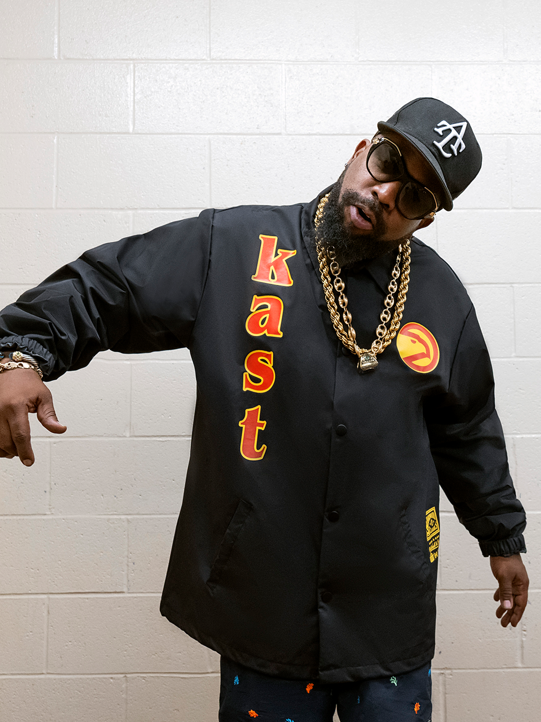 OutKast x Atlanta Hawks Coaches Jacket