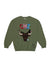 Sue Tsai Bulls Crewneck Green Sweatshirt