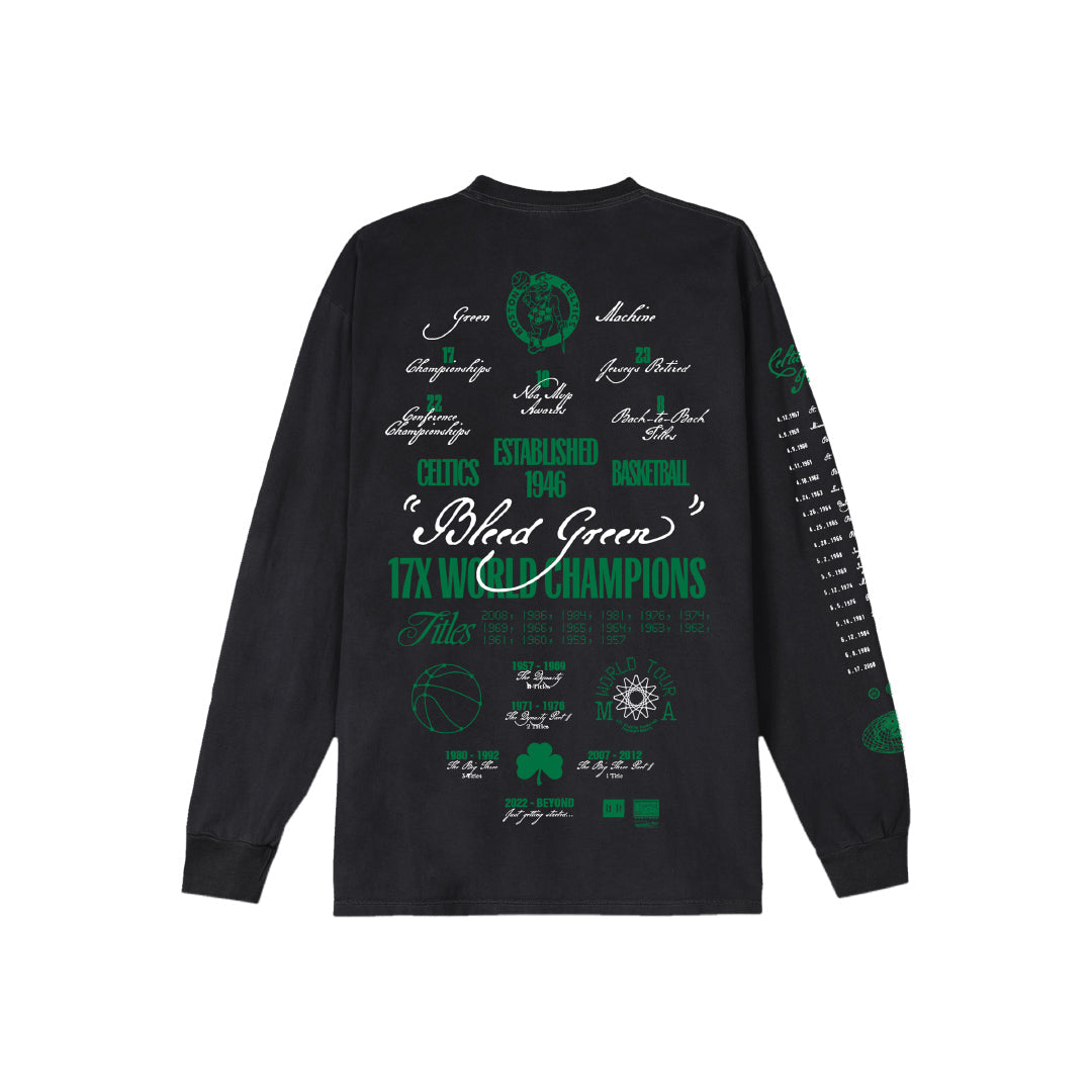 Celtics World Tour Black Long Sleeve