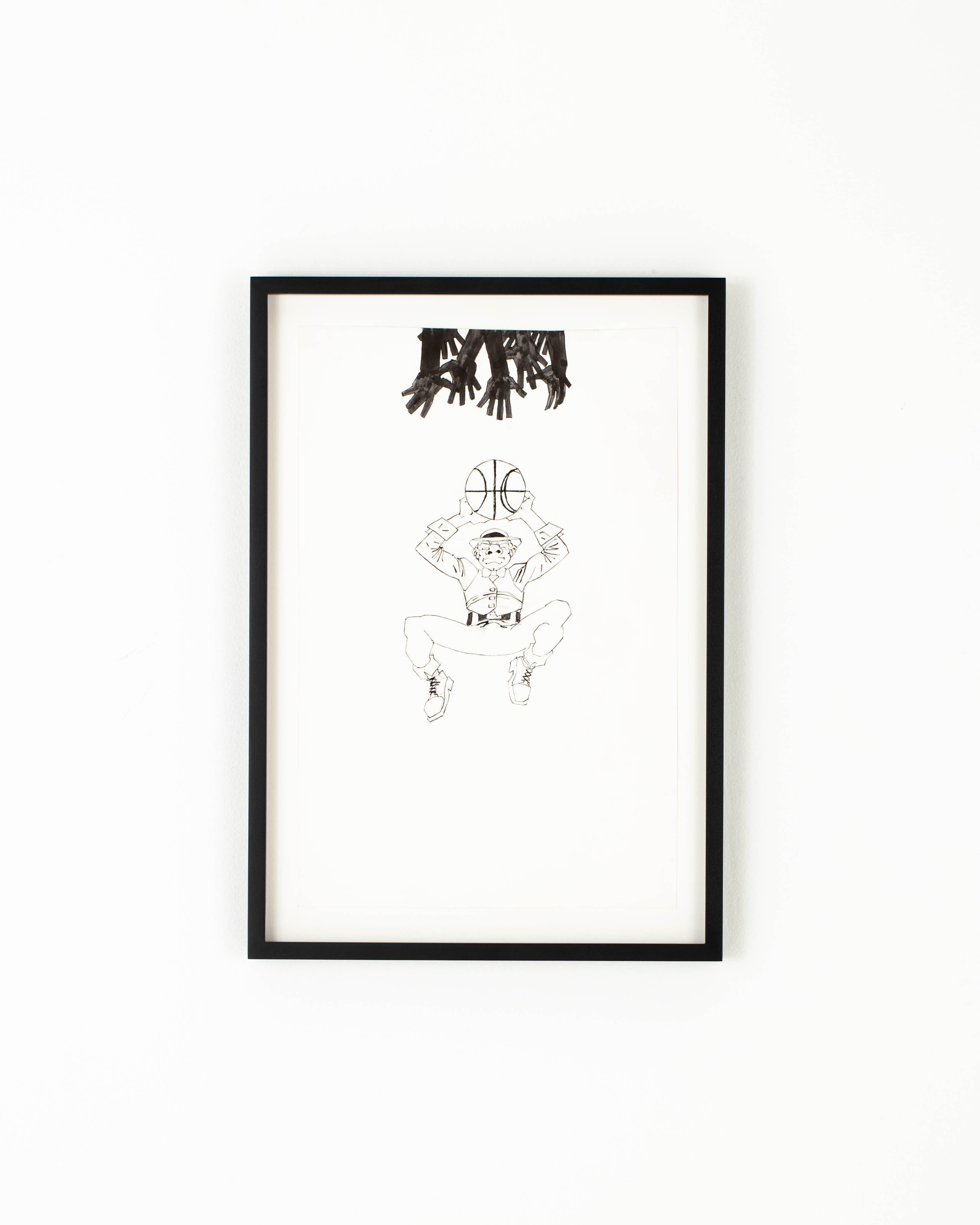 Frank Miller Celtics Pencil and Ink Drawing