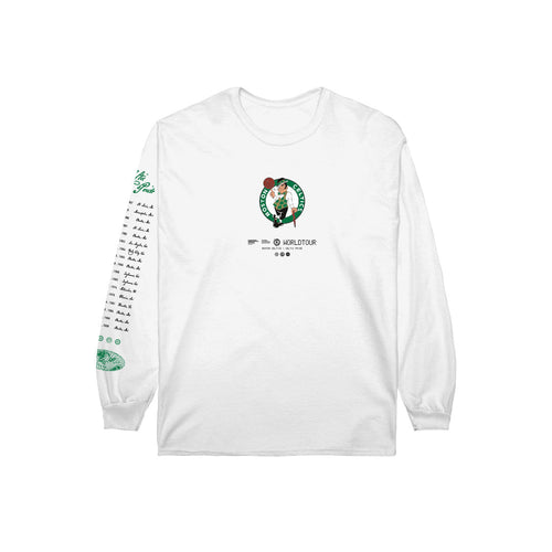 Celtics World Tour White Long Sleeve