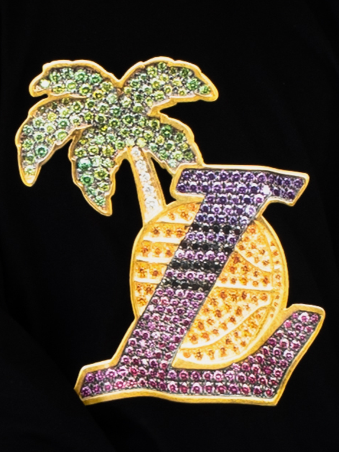 Greg Yuna Lakers Diamond Long Sleeve T-Shirt