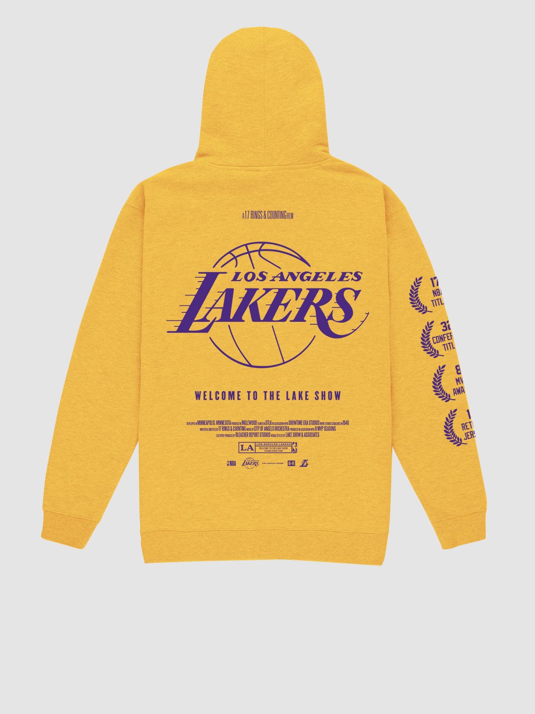 The Lakers Check The Credits Gold Hoodie