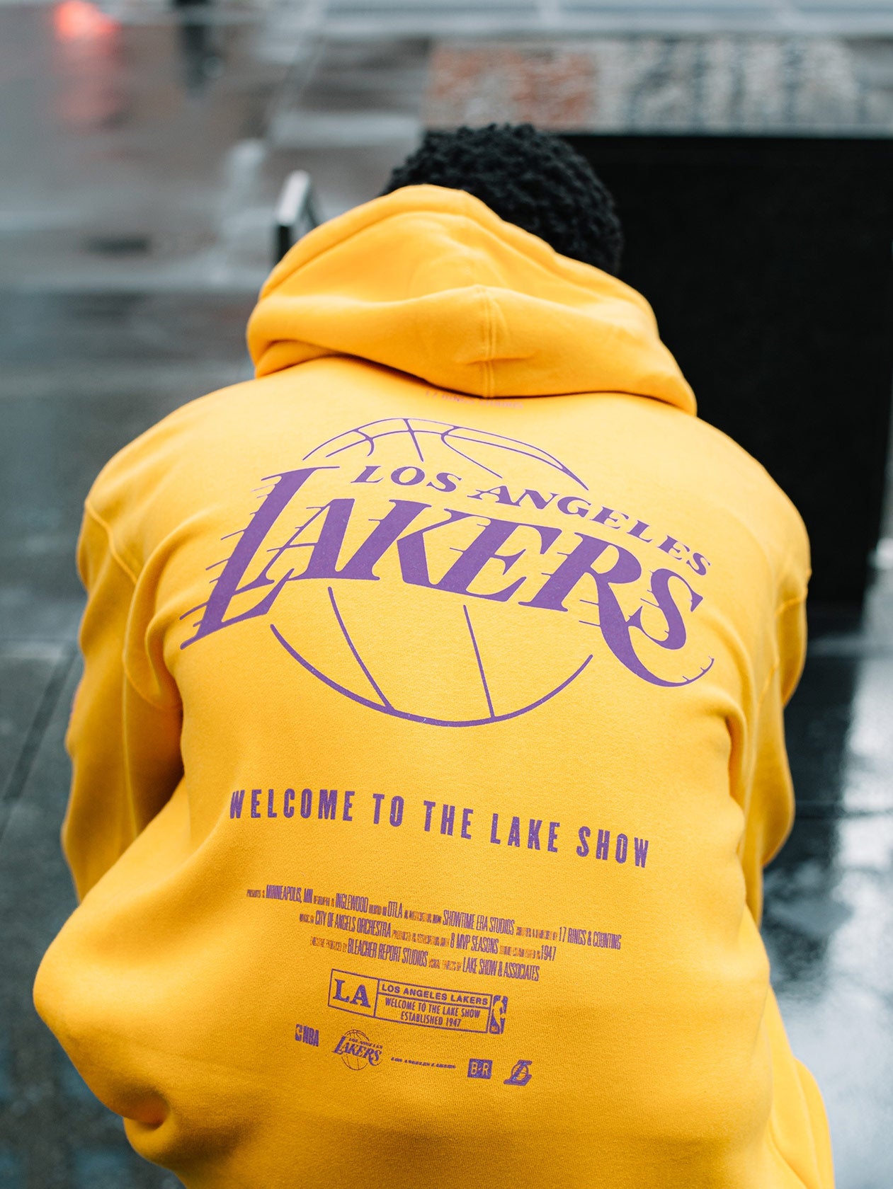 The Lakers Check The Credits Gold Hoodie