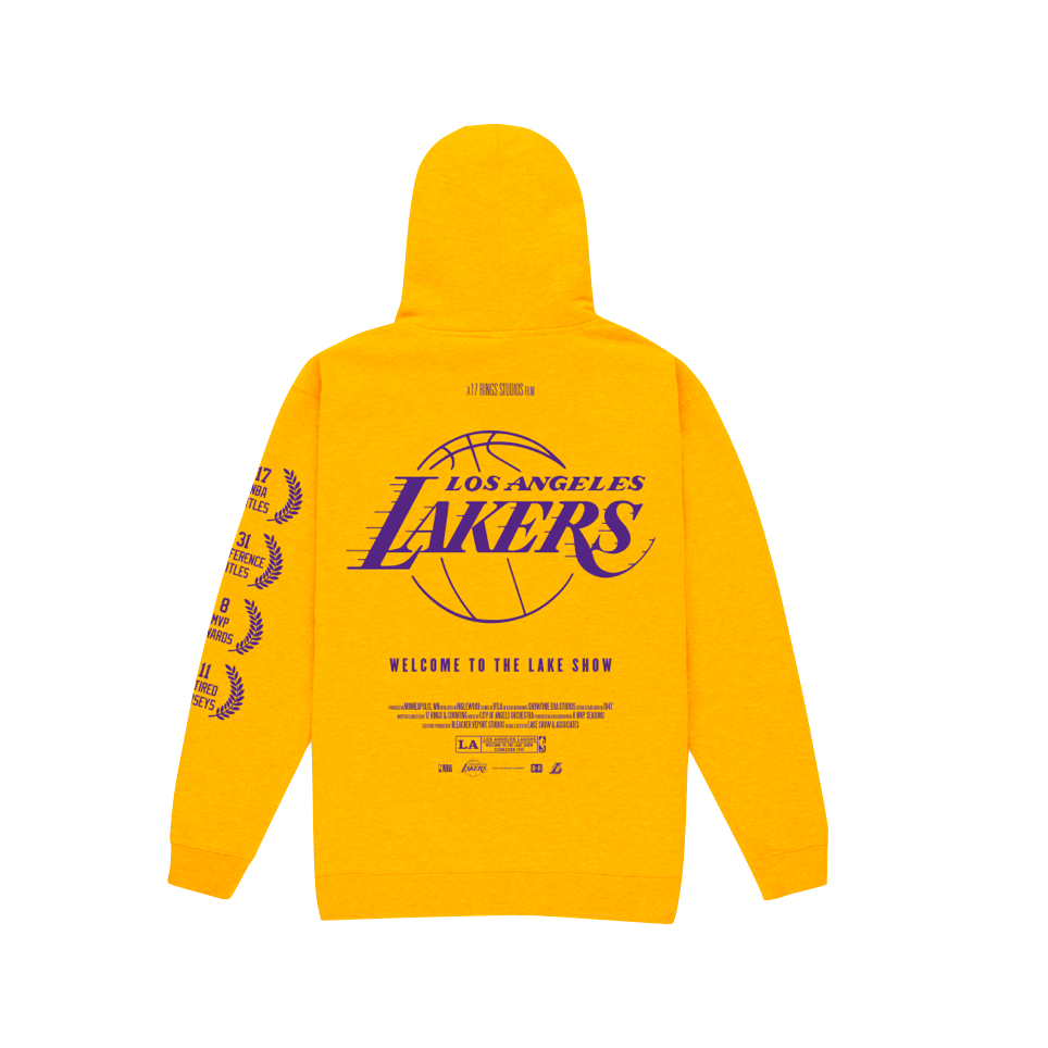The Lakers Check The Credits Gold Hoodie