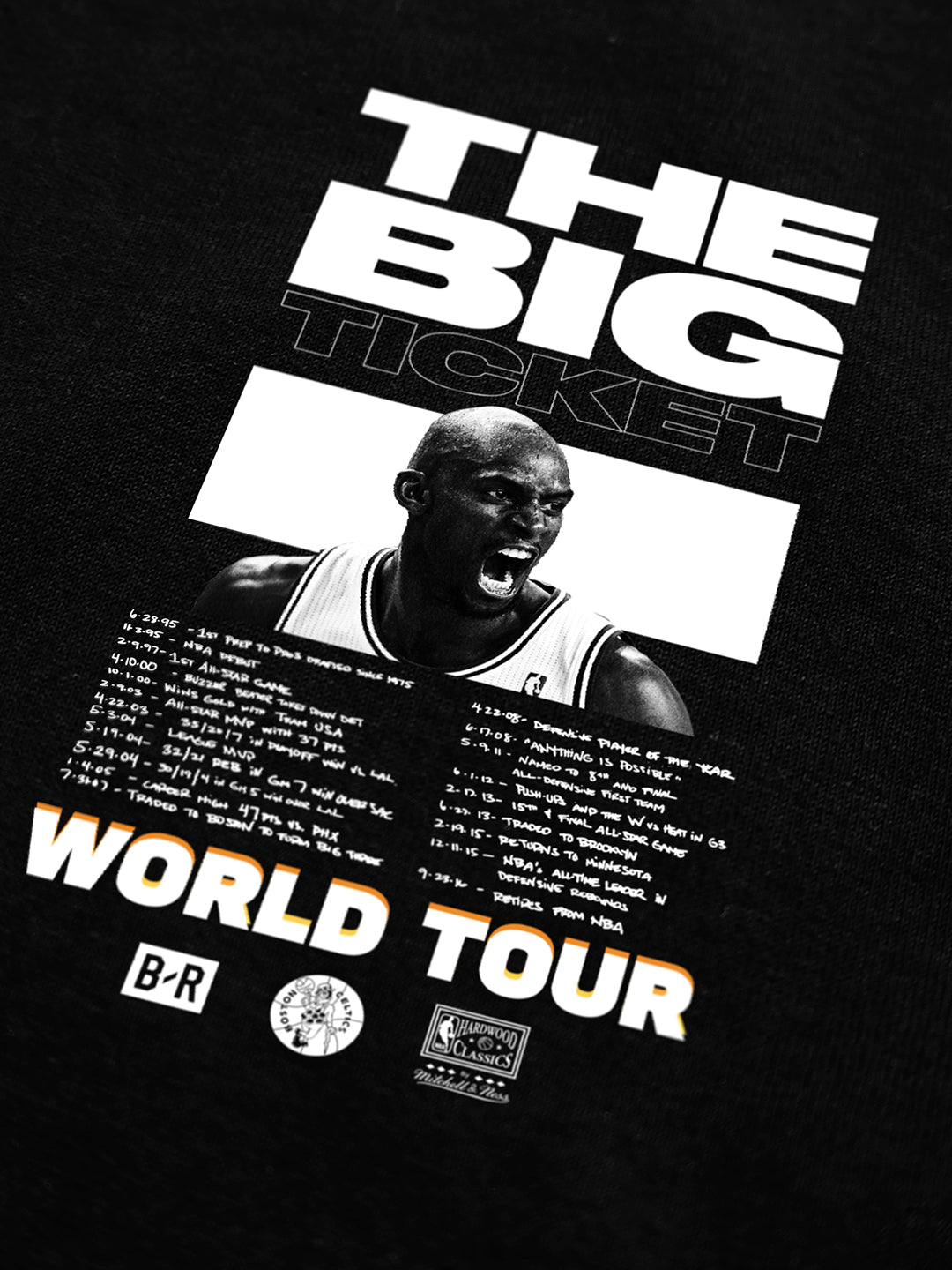 Kevin Garnett "Big Ticket" World Tour Hoodie