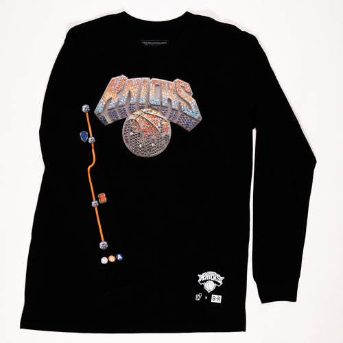 Greg Yuna Knicks Diamond Long Sleeve T-Shirt