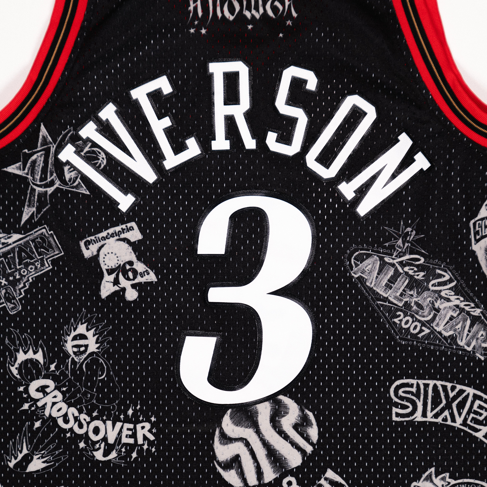 Allen Iverson Player's Edition - Black Jersey