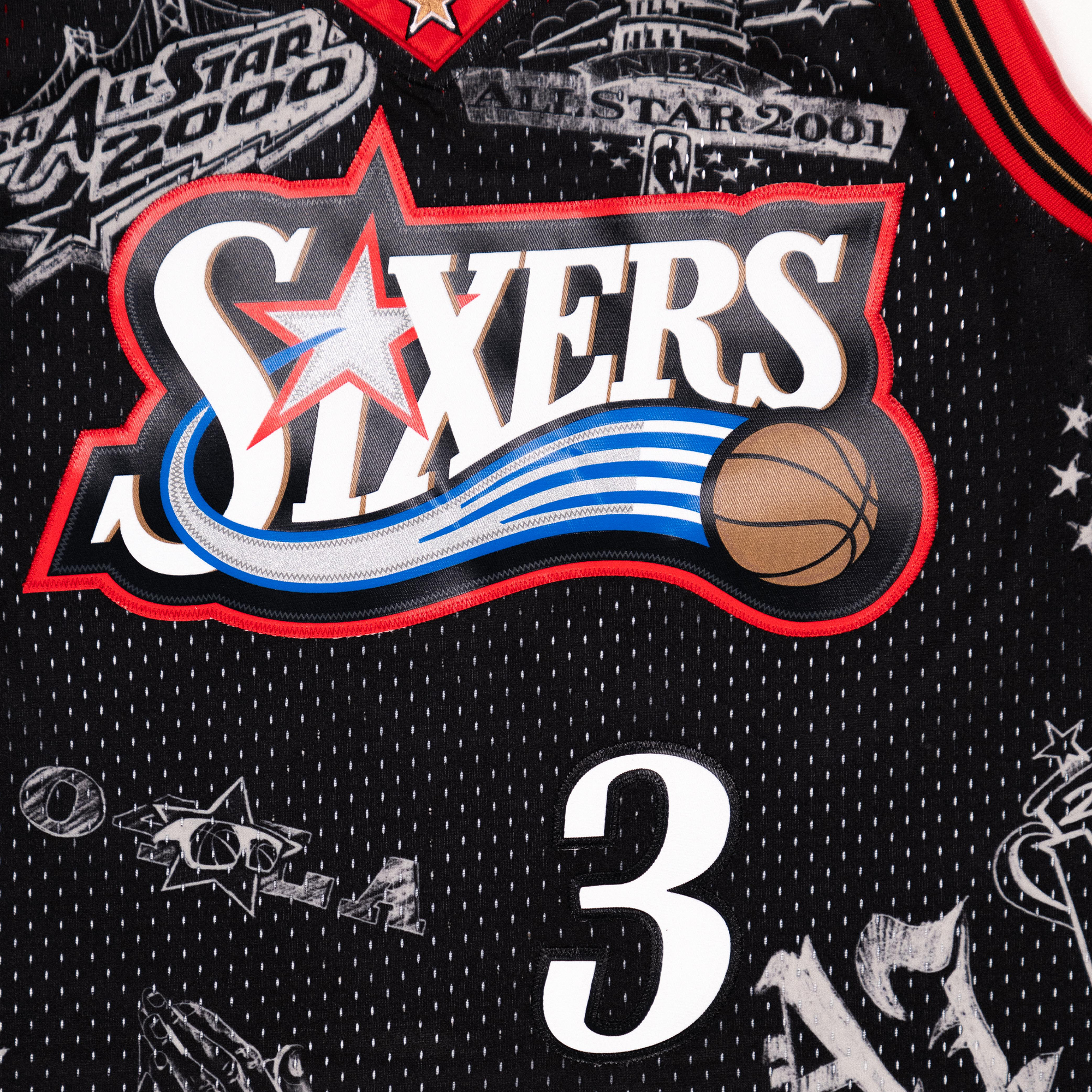 Allen Iverson Player's Edition - Black Jersey