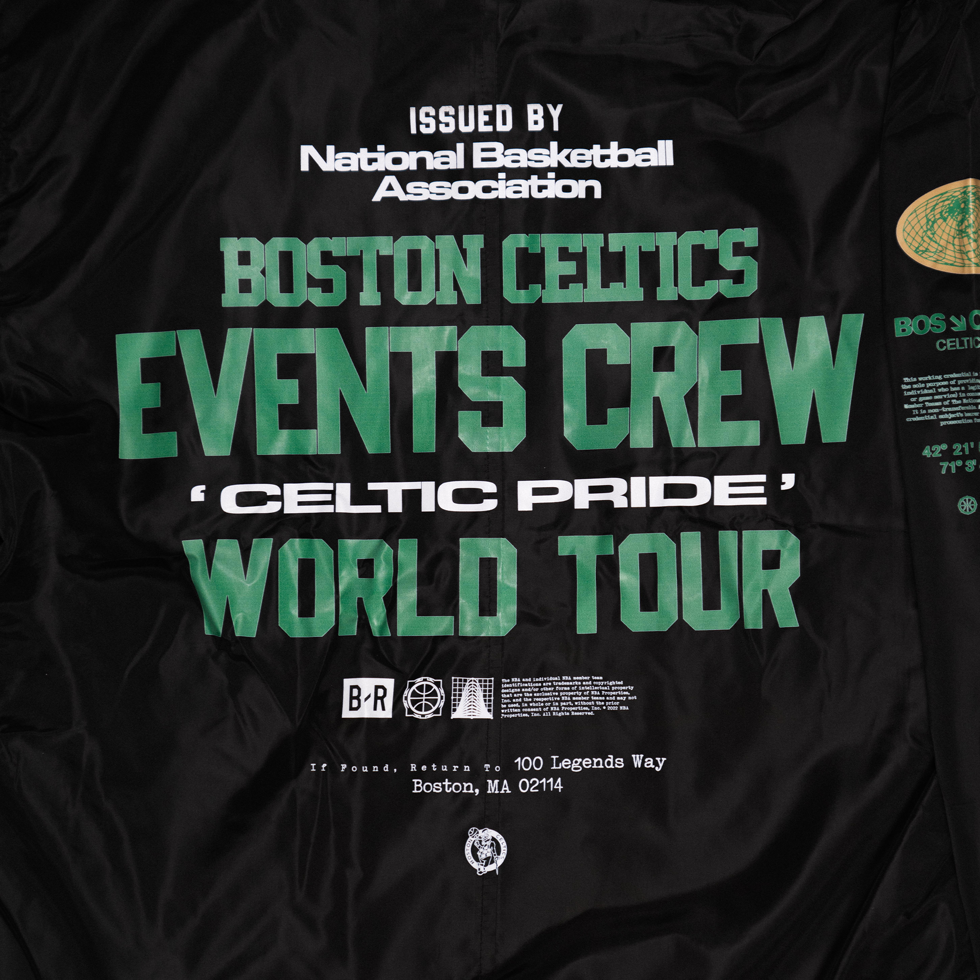 Celtics Events Crew Jacket