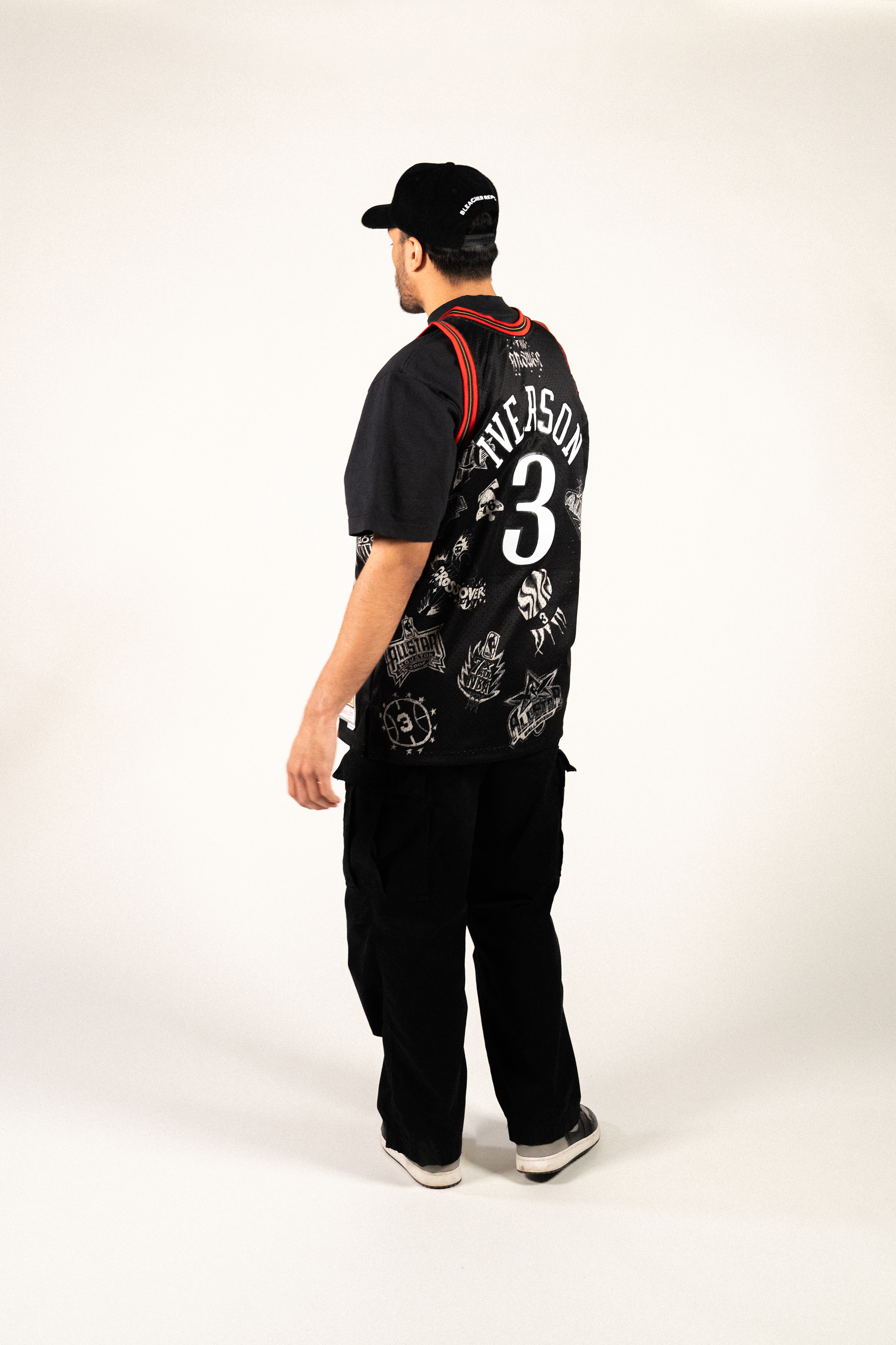 Allen Iverson Player's Edition - Black Jersey