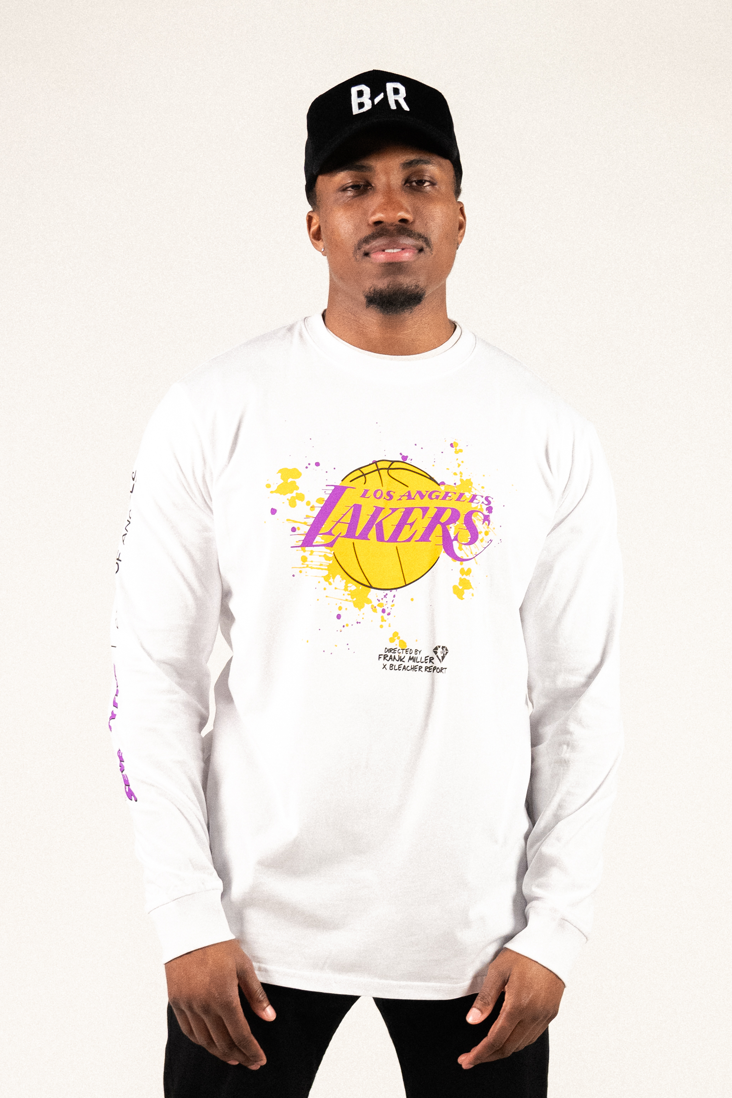 Frank Miller Lakers Logo Long Sleeve T-Shirt