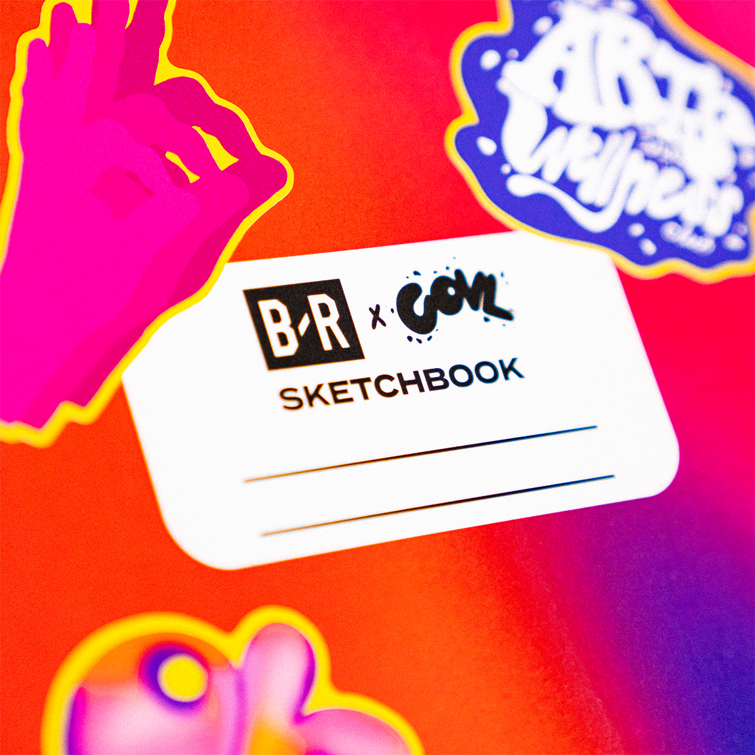 B/R x COVL: Sketchbook + Stickers