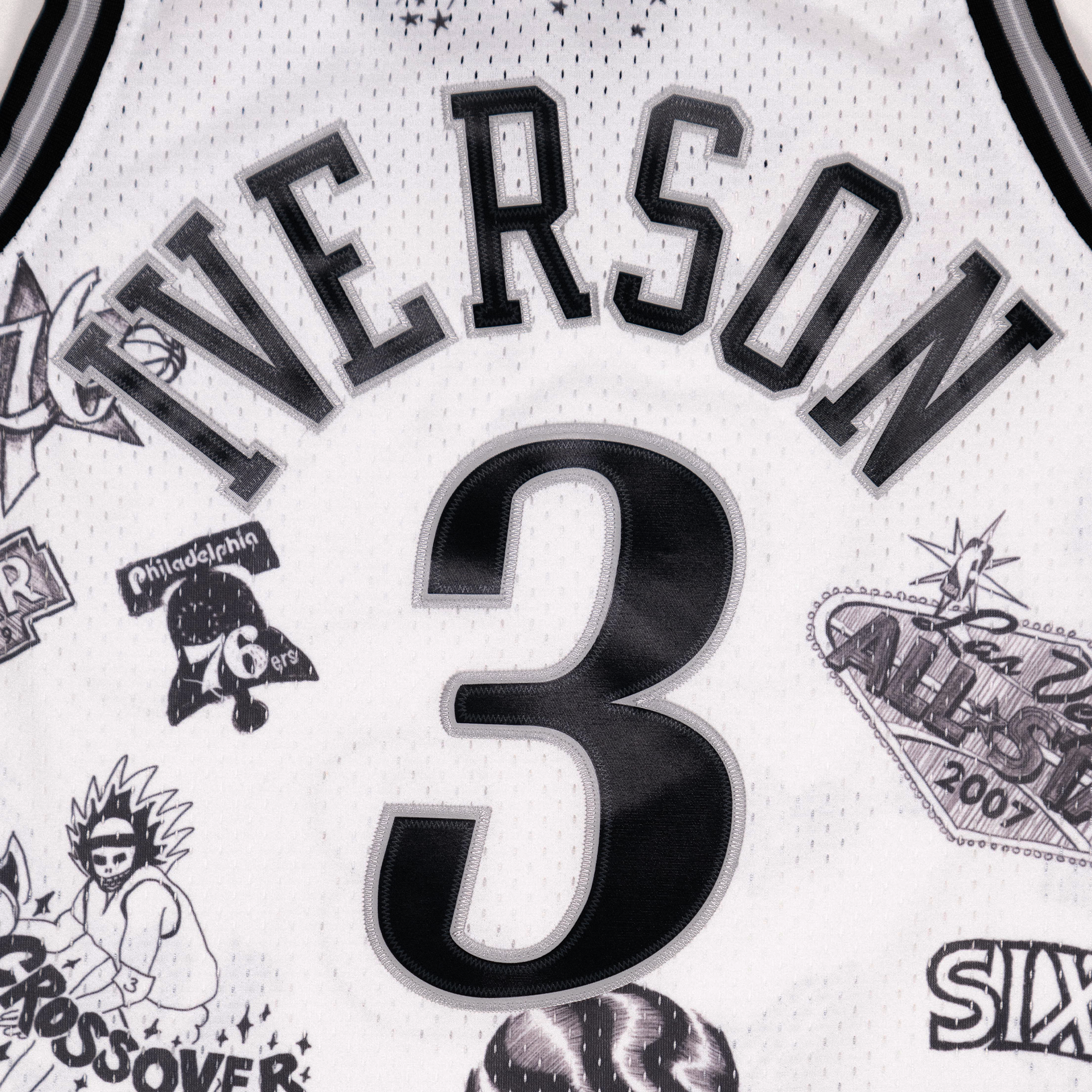 Allen Iverson Player's Edition - White Jersey