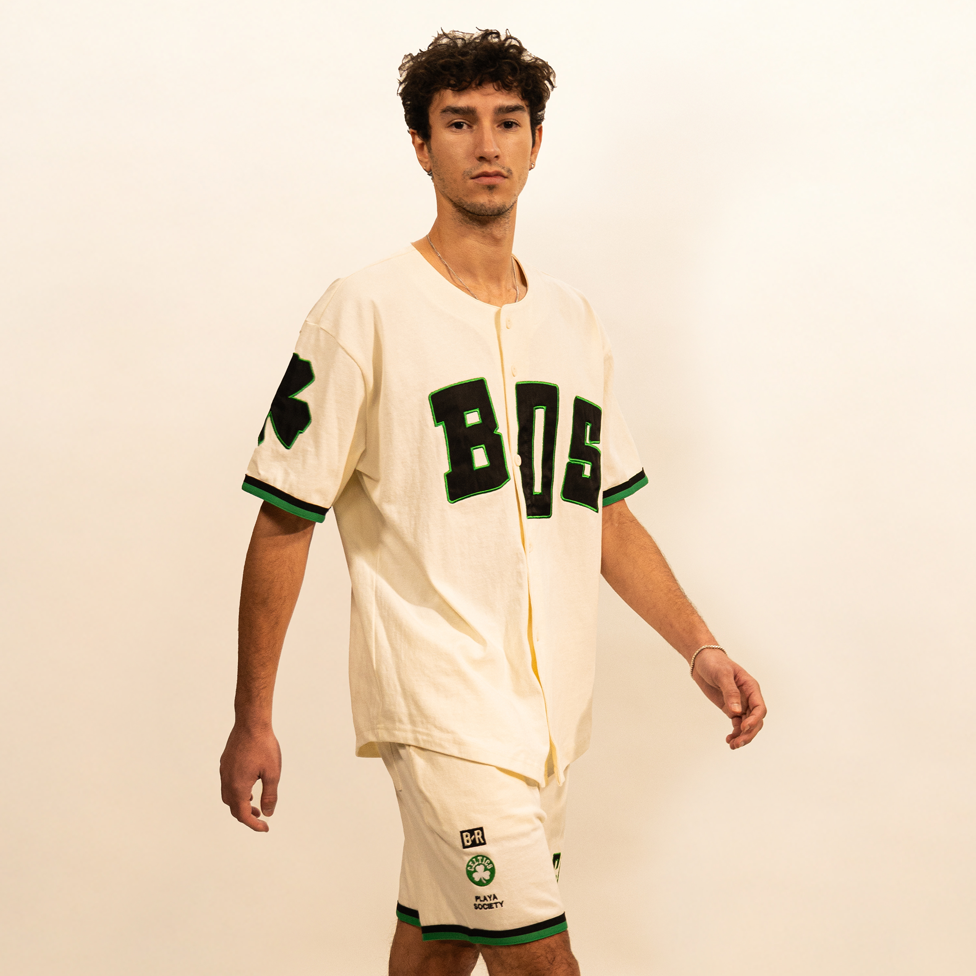 Boston Celtics "Summertime" Baseball Jersey