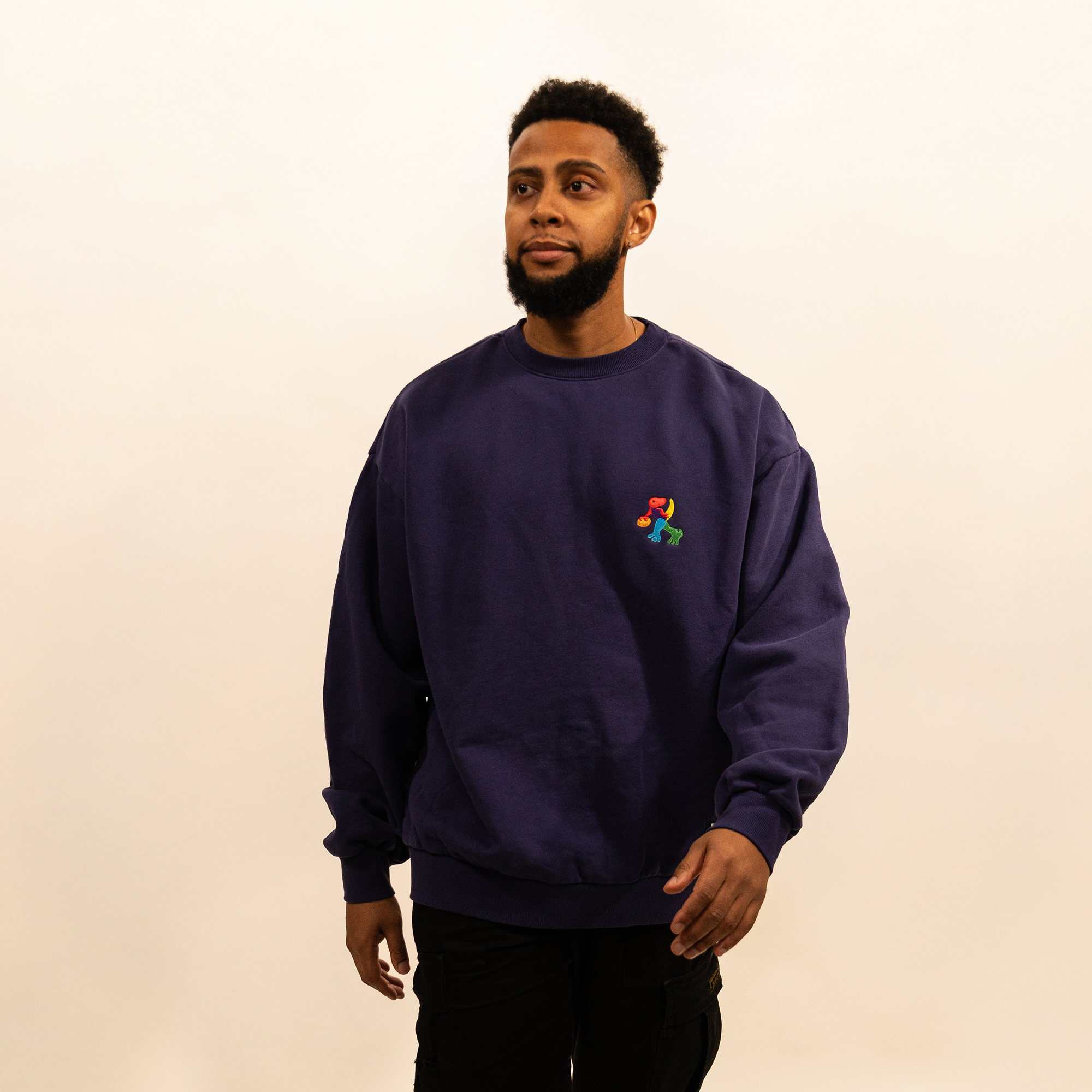 Toronto Raptors "Baby Raptor" Navy Crewneck