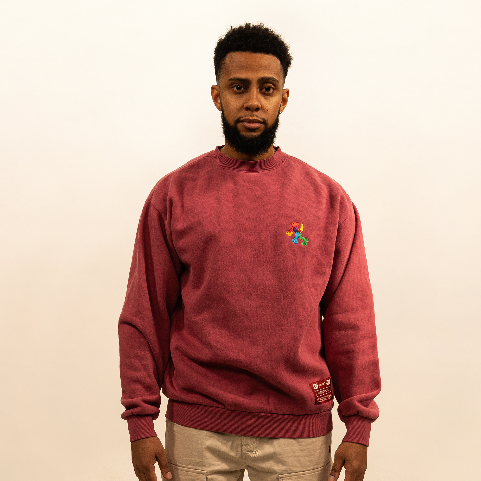 Toronto Raptors "Baby Raptor" Wine Crewneck