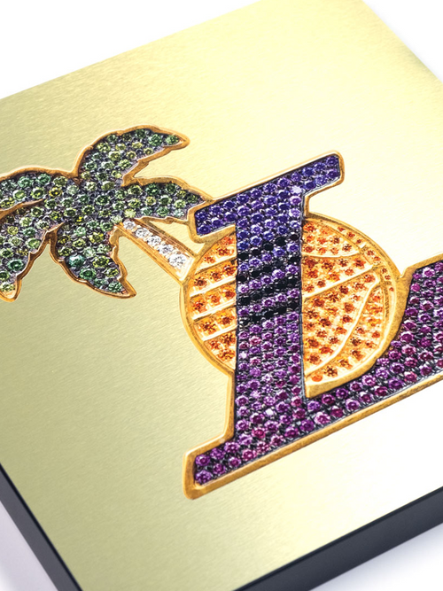 Greg Yuna Lakers Diamond Print