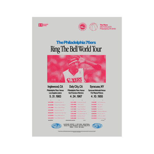 76ers World Tour Poster