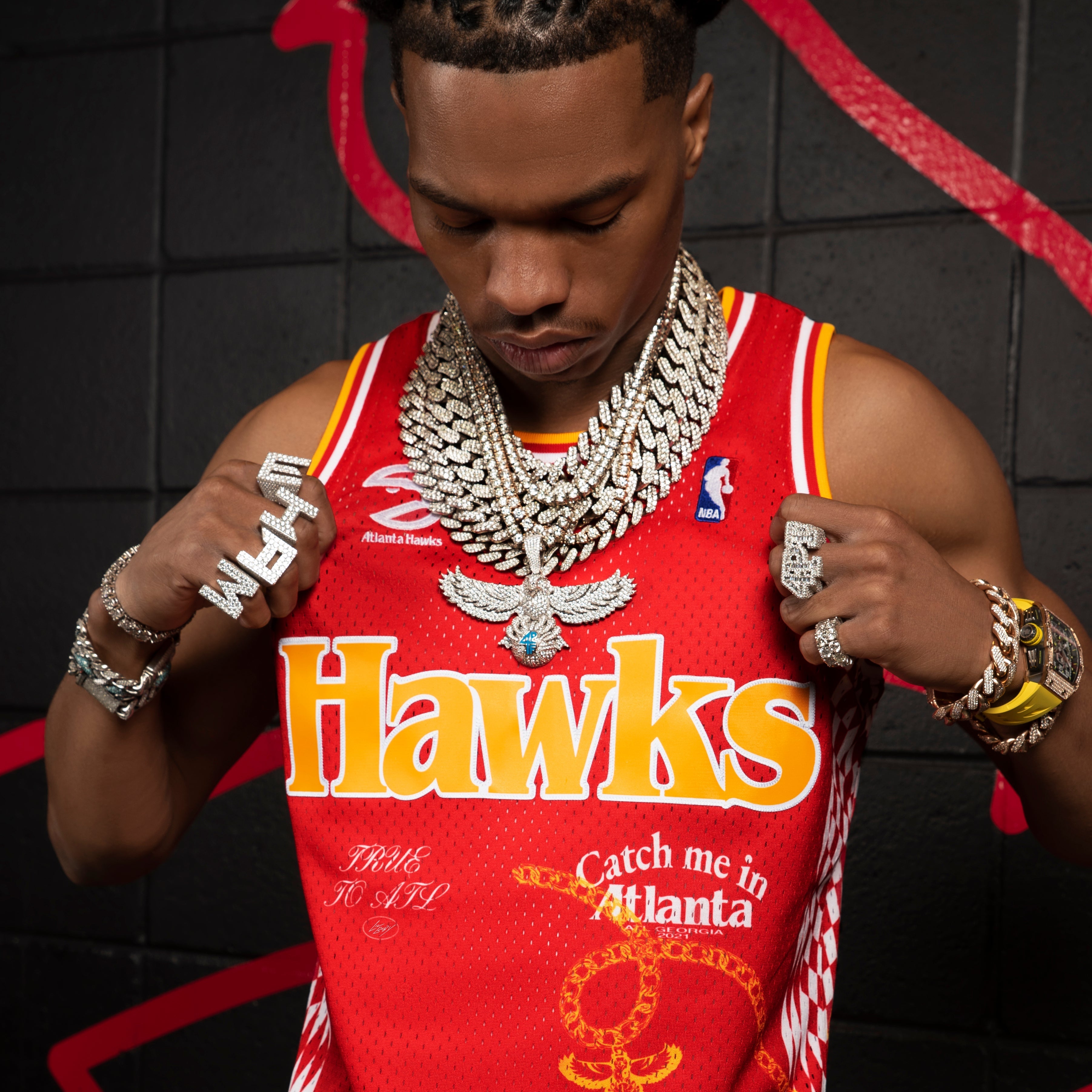 Lil Baby x Hawks Jersey