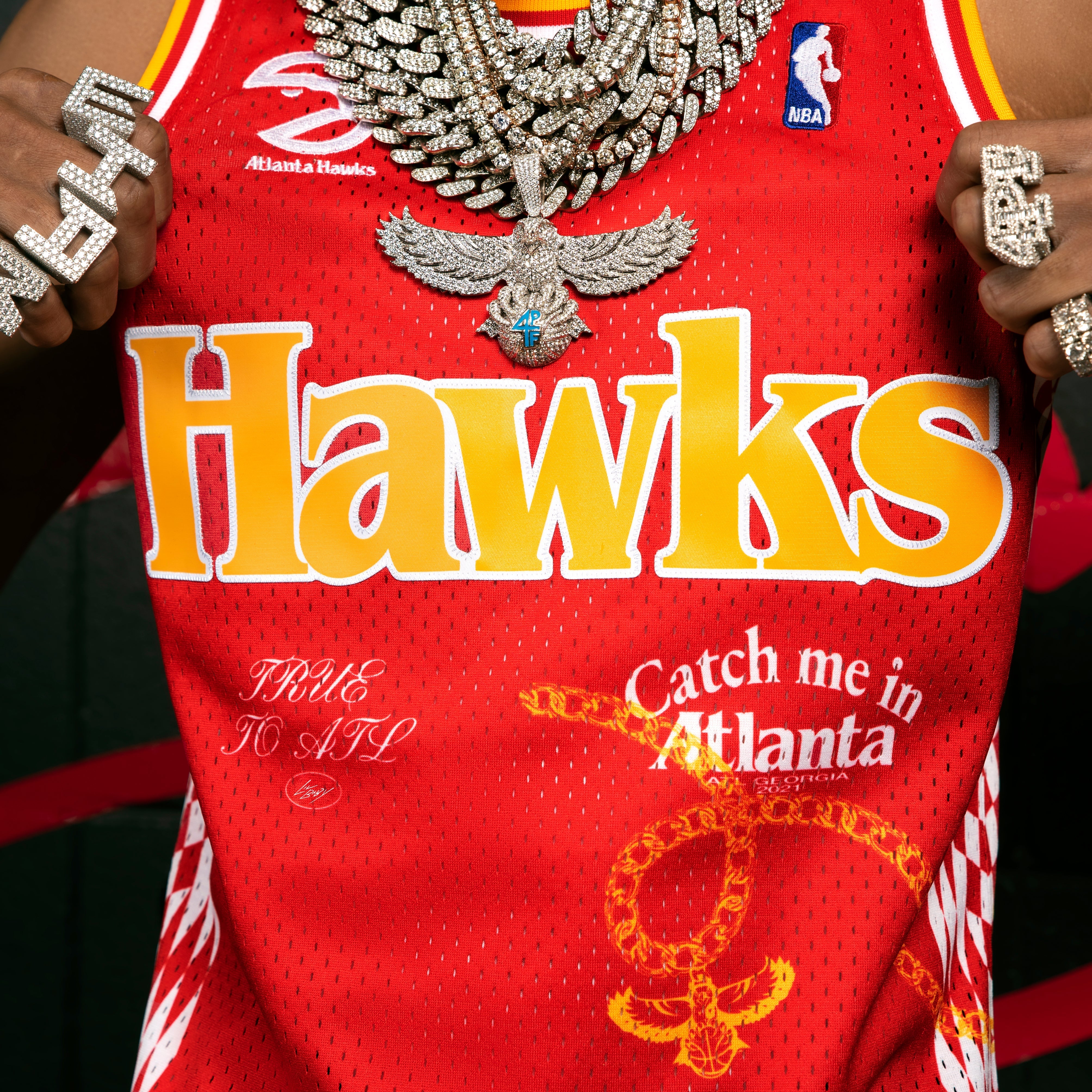 Lil Baby x Hawks Jersey