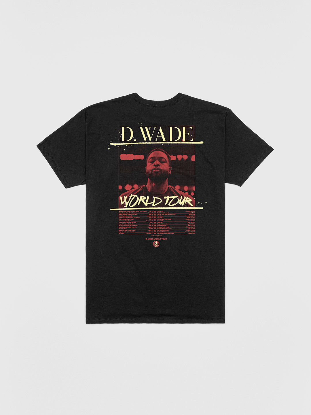 Dwyane Wade Black World Tour T-Shirt