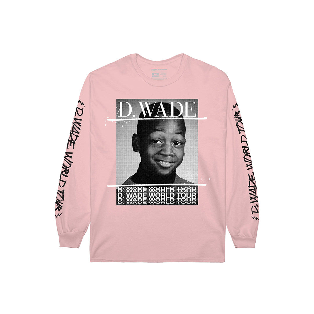 Dwyane Wade Pink World Tour Long Sleeve