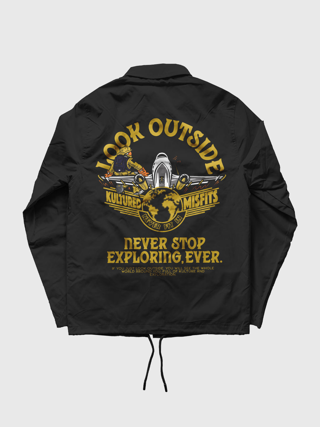 Kultured Misfits "Look Outside" Coaches Jacket