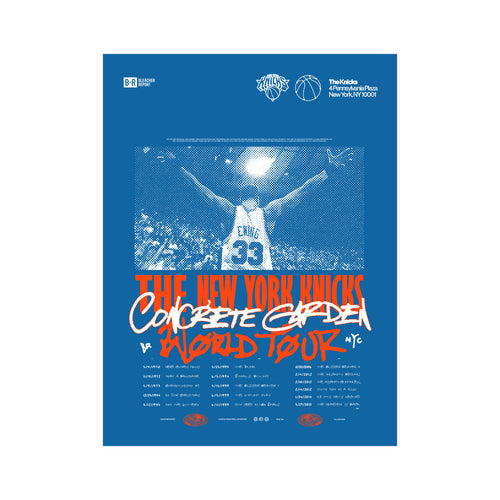 Knicks World Tour Poster