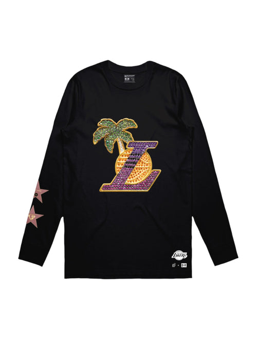 Greg Yuna Lakers Diamond Long Sleeve T-Shirt