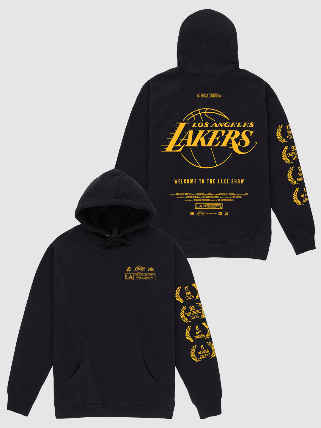 The Lakers Check The Credits Black Hoodie