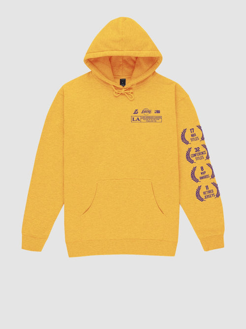 The Lakers Check The Credits Gold Hoodie