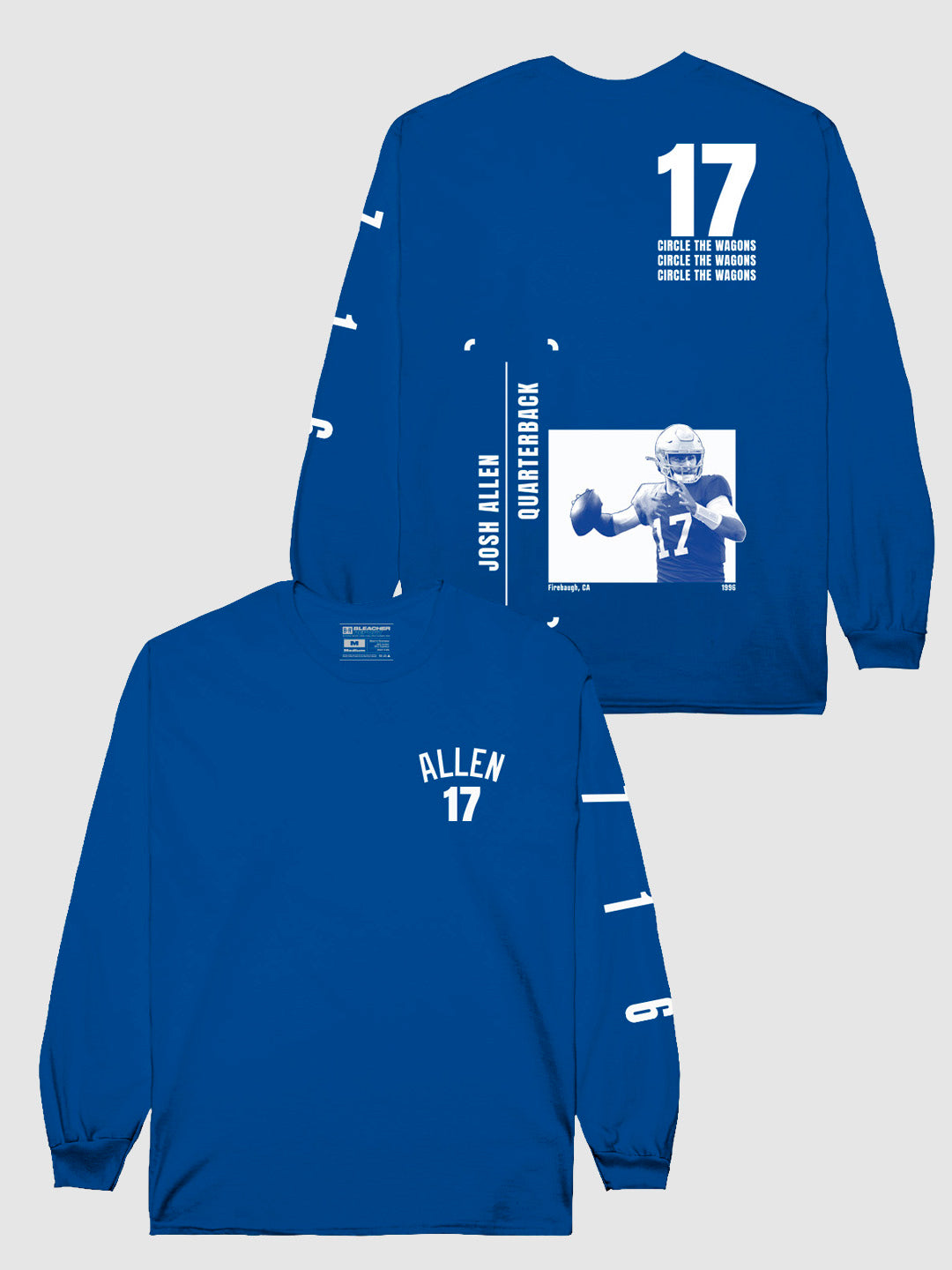 Josh Allen #17 Long Sleeve T-Shirt