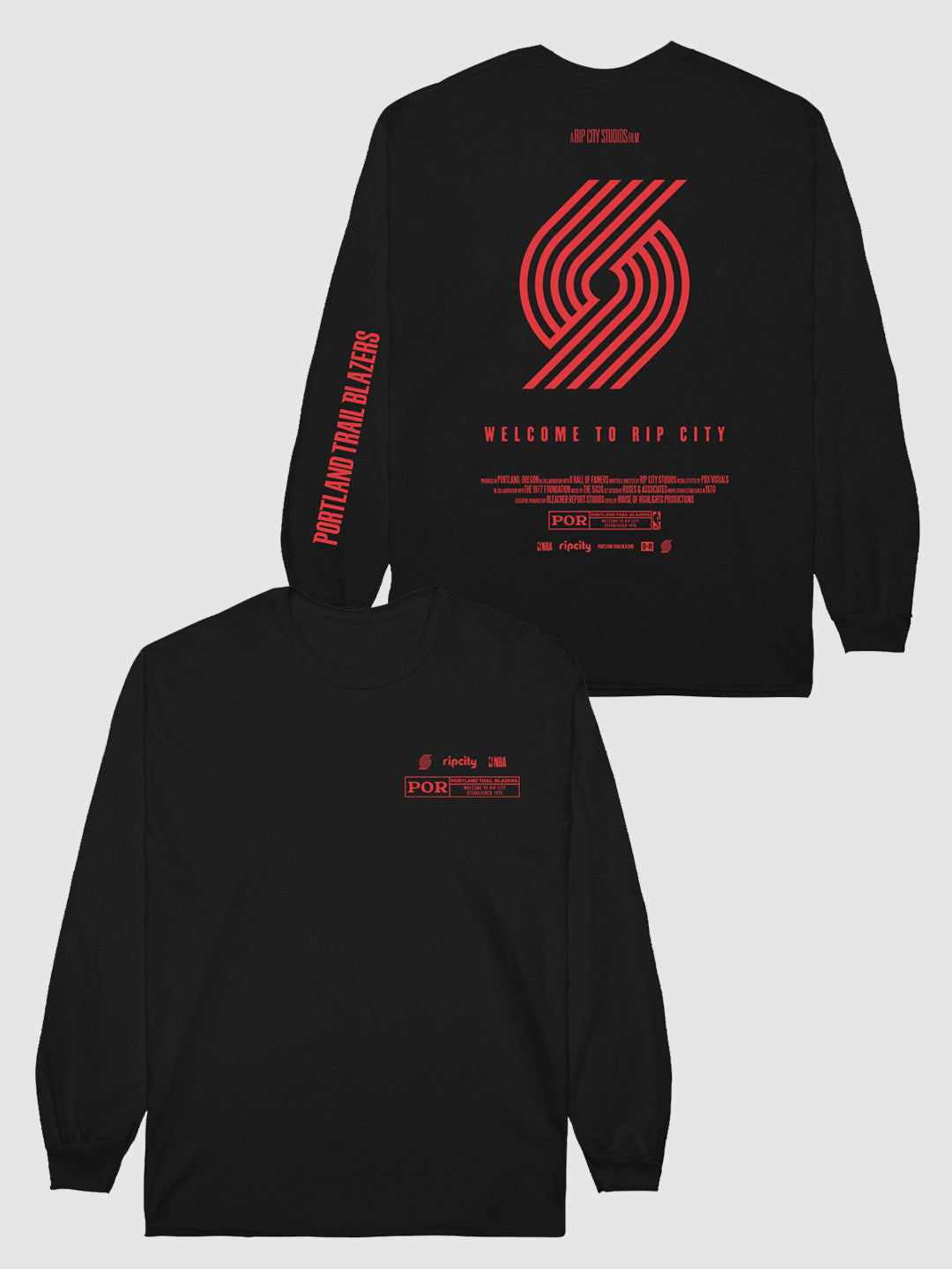 The Trail Blazers Check The Credits Long Sleeve T-Shirt