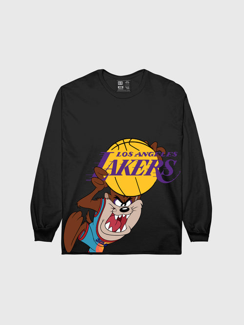 The Lakers x Space Jam Taz Long Sleeve T-Shirt