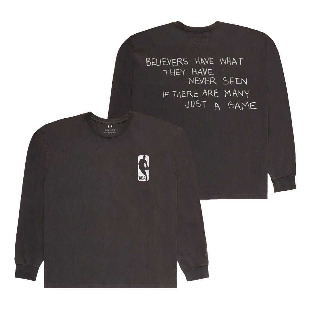 NBA Logo 'Believers' Long Sleeve Shirt