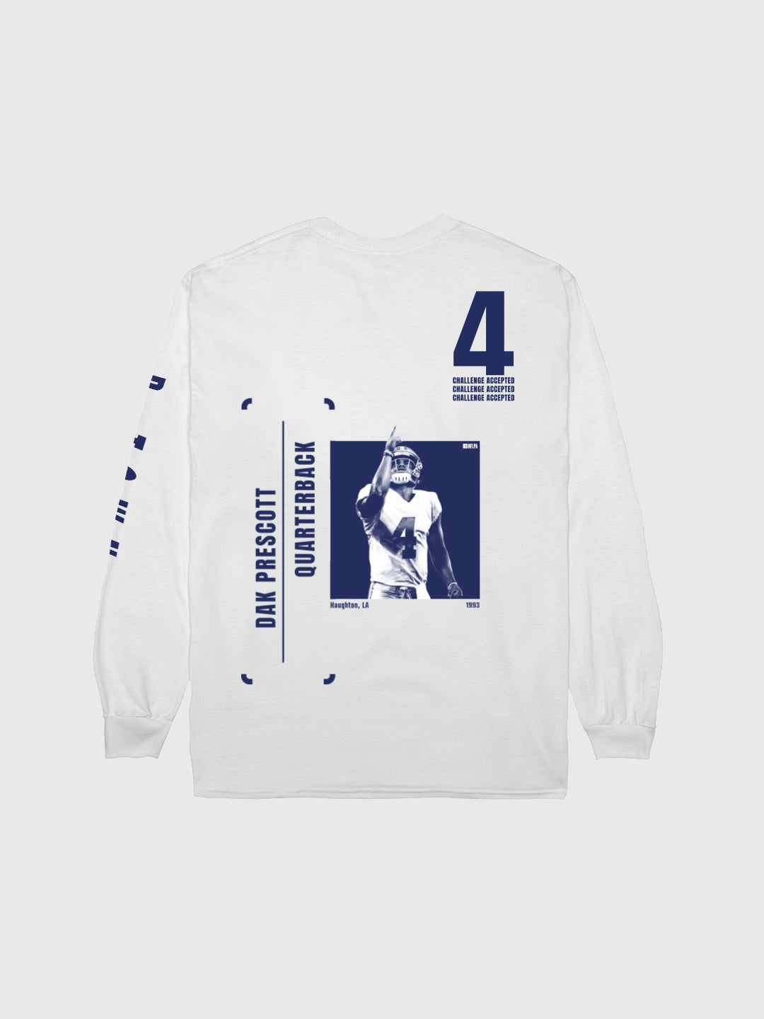 Dak Prescott #4 Long Sleeve T-Shirt