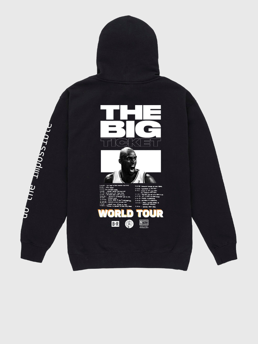 Kevin Garnett "Big Ticket" World Tour Hoodie