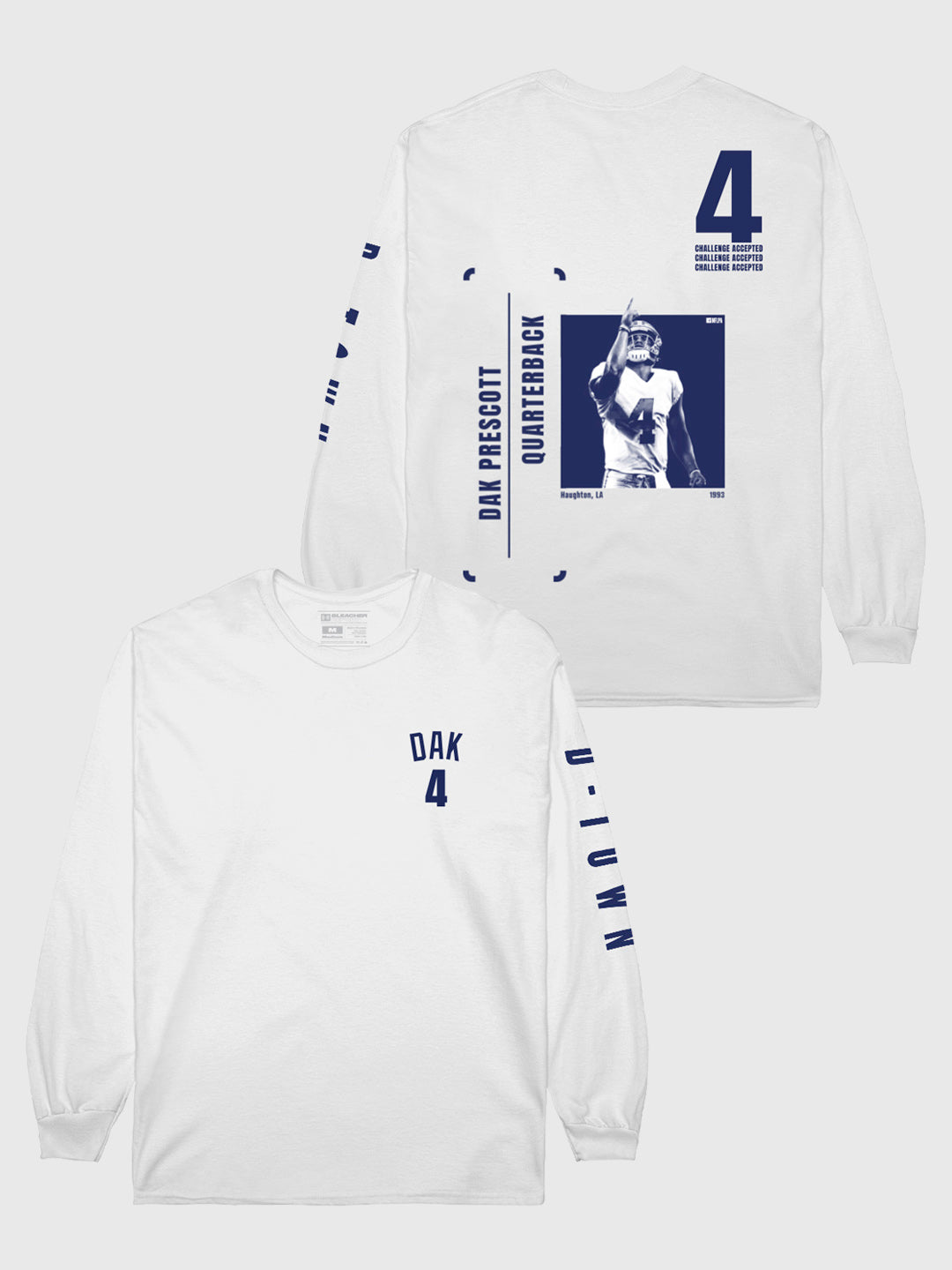 Dak Prescott #4 Long Sleeve T-Shirt